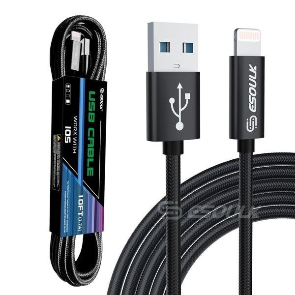 10FT USB Cable For IPhone XS/XR/XS MAX 1.7A - David Prashad