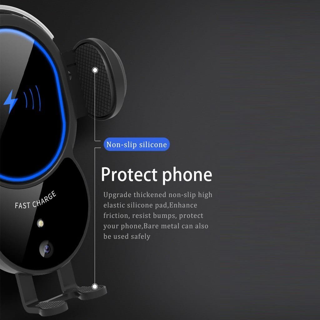 10W Wireless Automatic Clamping Mount Fast Charger For Your Car - David Prashad