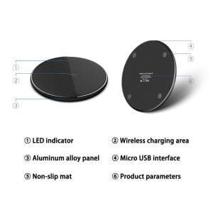 15W Fast Wireless Charger Pad - David Prashad