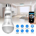 360° Panoramic Hidden Light Bulb Wifi Camera - David Prashad