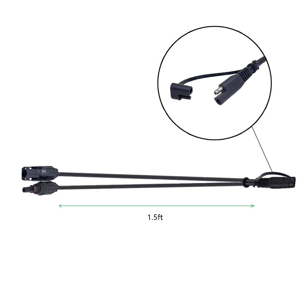 ACOPOWER Solar Panel Connector - SAE Adapter - David Prashad