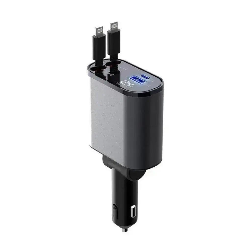 FAST 100W Car Phone Charger Lighter USB And TYPE - C Adapter - David Prashad